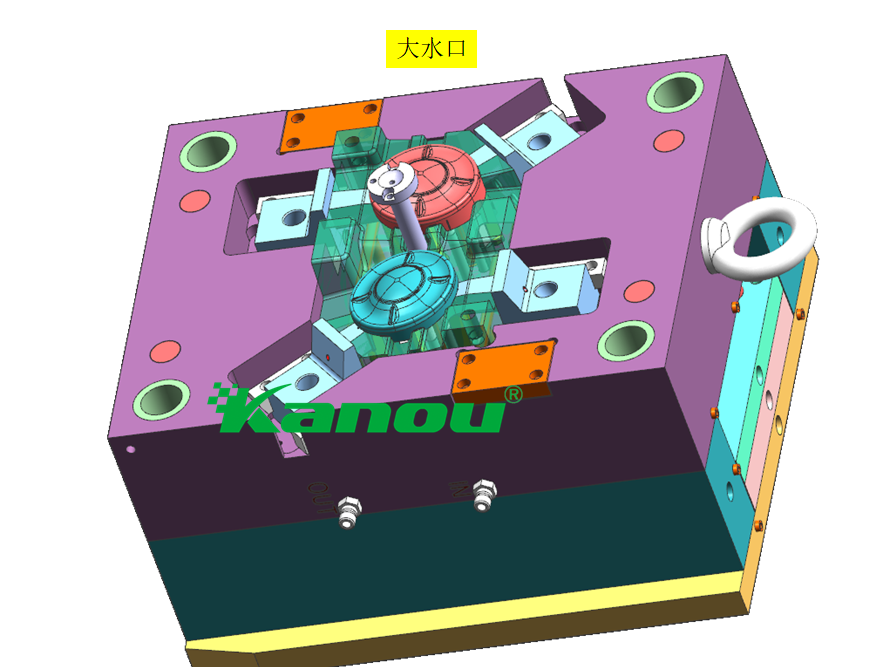 The fixed die part of the water mouth mold is generally composed of three steel plates, so it is also called the three-plate mold, and the three-plate mold is the simplest structure in the water mouth mold. ​​​​ #processing #injectionmoulding # #mold  #tooling #molding #die
