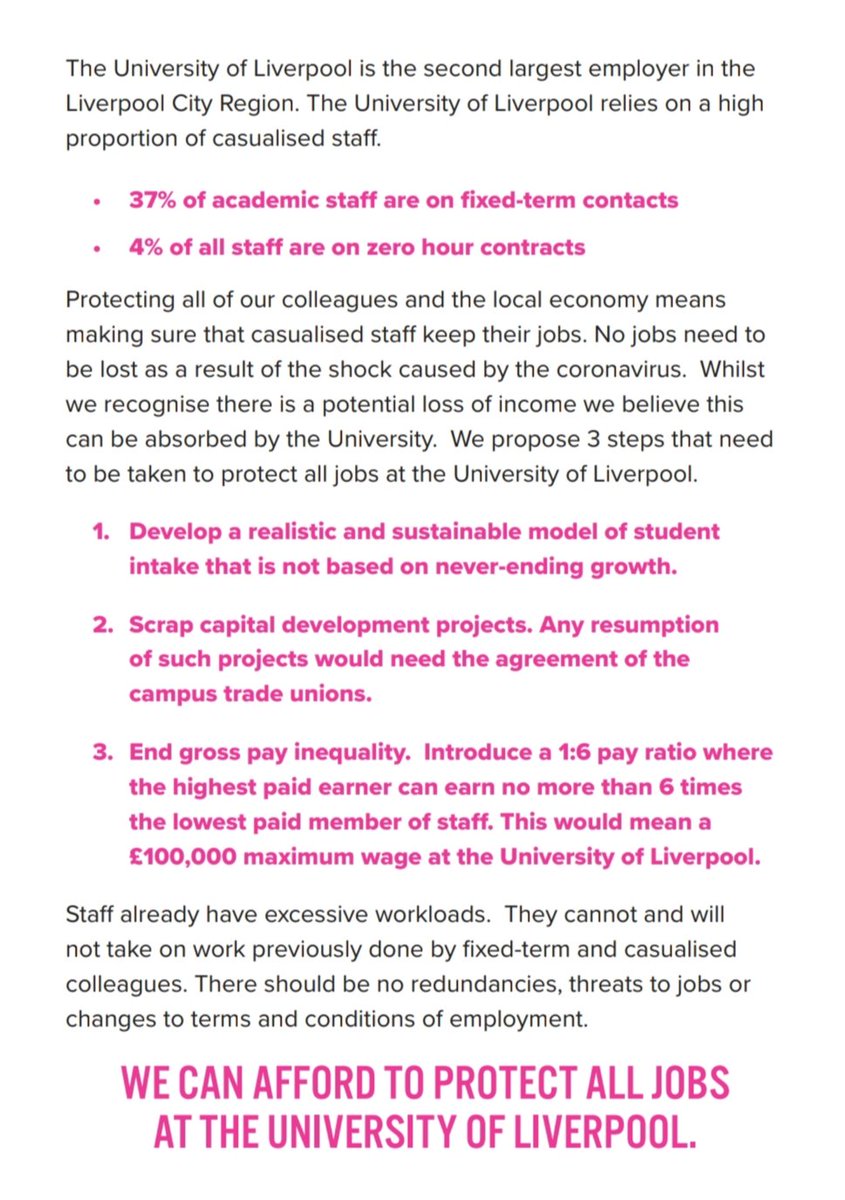 Today we launch our 'Defend All Jobs' campaign. @LivUni is the 2nd biggest employer in the city yet looks set to let 300 people's contracts expire by the end of June. We call on them to collectively consult with us on this and consider their responsibilities as a civic university