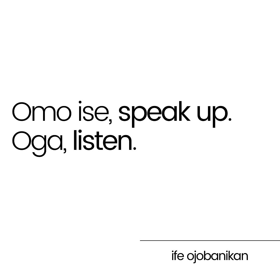 Encouraging "omo ises" to communicate ideas and feedback is important for running a successful company. "Ogas" do not have to act on them but listening and giving their thoughts help build confidence, give opportunities to teach, and encourage learning.