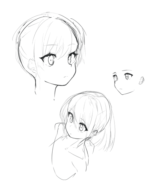 30分配信の頭の向き視線の練習....理解できんが...? 