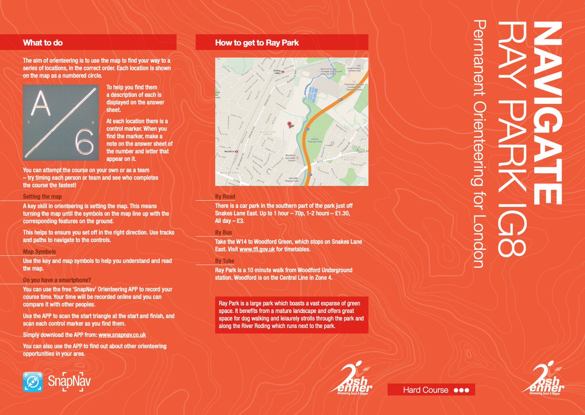 Stuck in east or north London and bored of your local parks? Try exploring them a different way with these free maps showing routes for permanent orienteering courses (POC), drawn up by local orienteering clubs and coach <a href="/JoshJenner/">Josh Jenner</a>: orienteeringcoach.com/orienteering-m…