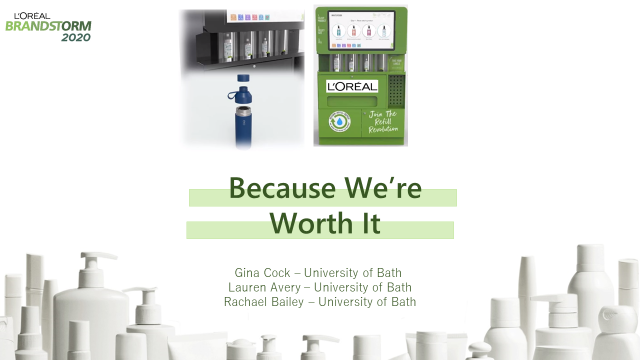 BathSofM's tweet photo. Congratulations to first-year BSc Management suite students, Lauren Avery, Gina Cock and Rachael Bailey, who reached the UK finals of @Loreal Brandstorm competition with their idea for building a plastic-less future in the beauty industry.
#Brandstorm2020 #ThinkAmbitious https://t.co/SONCk1Msqi