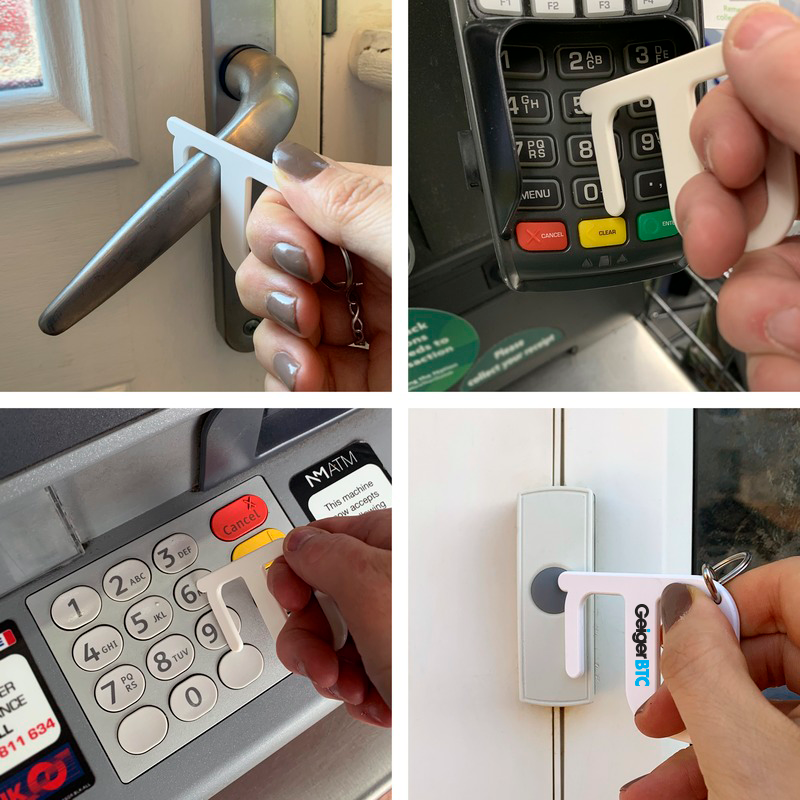 uk_geiger's tweet photo. Introducing the Hygiene Key - a simple but effective tool that allows the user to open doors and push buttons without any direct contact with hands.
Get in touch with your account manager or email ppe@geigerbtc.com to request a sample now.

#GeigerBTC #brandeditems #ppe #staysafe https://t.co/dkqVEZUOld