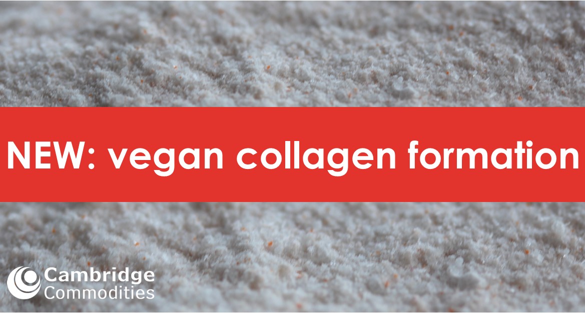 The #vegan collagen formation by <a href="/CCommoditiesltd/">Cambridge Commodities</a>, Coll-egan ®, is a blend of key amino acids combined with Vitamin C to enable authorised health claims relating to #collagen... Read more! cambridgecommodities.com/lp/coll-egan-.…