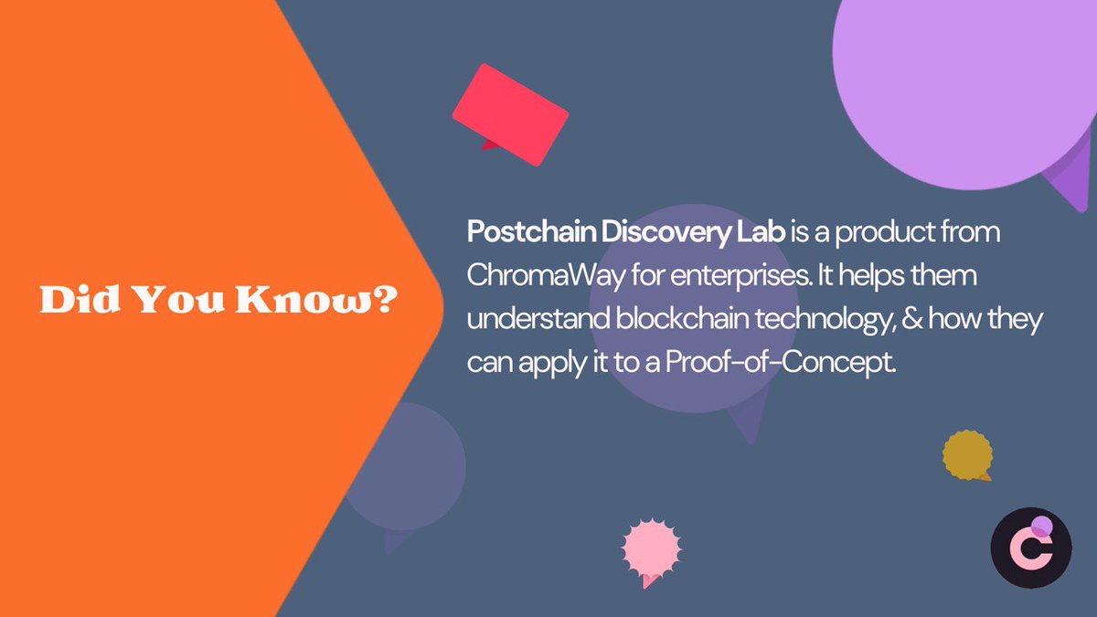 ChromaWay's tweet photo. Did you know? 🤔 #blockchain #Postchain https://t.co/U9KHIIEhoW