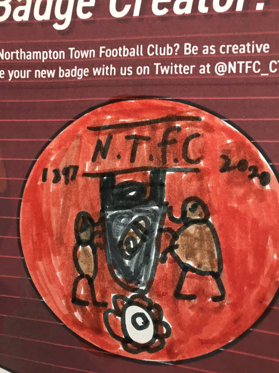 zoebull2's tweet image. Archies NTFC badge ⚽️😀@NTFC_CT #ntfcvirtualsoccerschool