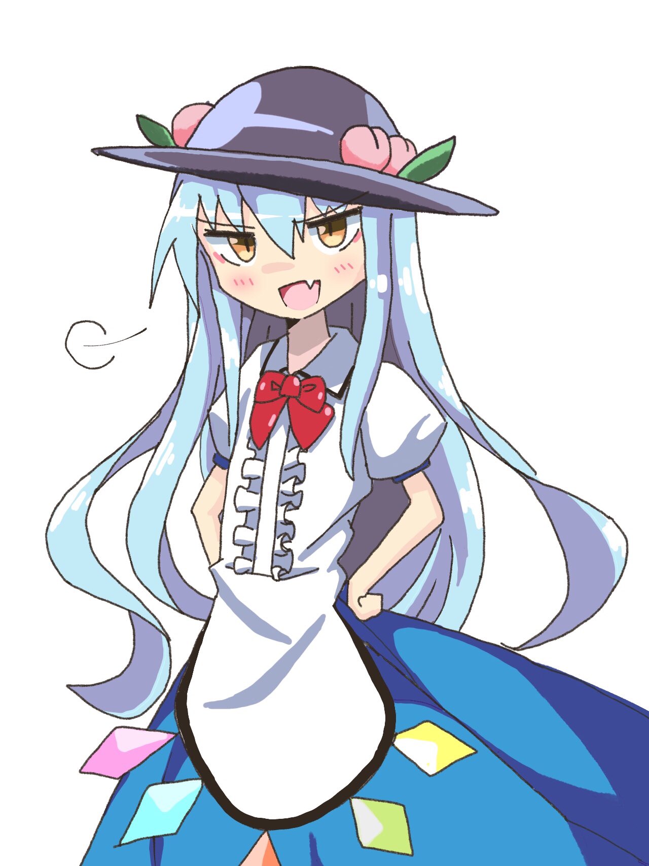ひかげの エッヘン顔が似合う 比那名居天子 東方イラスト T Co I9imapijft Twitter