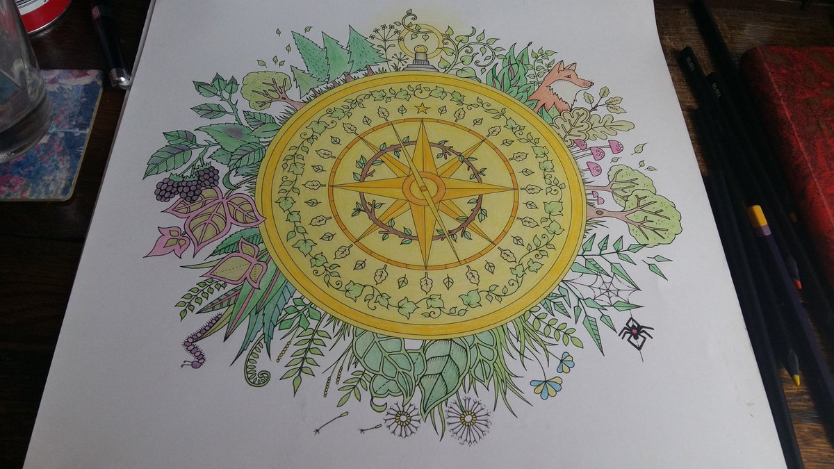 Salstar24's tweet photo. I have been colouring this in since the start of lockdown, and it's finally finished. I'm quite proud of it and it has helped me stay calm and slightly more focused. 😊 https://t.co/EefeXn2EXq