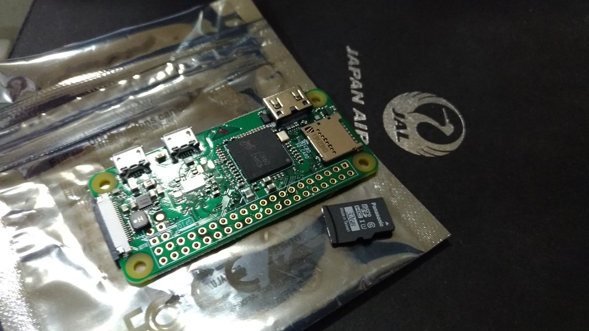 seijia2001's tweet image. 本日到着。トラッキング番号無し激安で発送頼んだら丁度1Wで到着。
しかし、これ技術革新だな。
安い、ちっさい、薄い!
#RaspberryPiZeroW