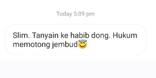 “Teror” dari Pemuda Tersesat mulai menyerang kembali lewat <a href="/TretanMuslim/">Pro Gamers</a>. Jadi begini, berdasar hadis riwayat Imam Muslim dari Sayyidah ‘Aisyah, “memotong bulu kemaluan dan bulu ketiak adalah sunnah. Yg haram itu memotong rezeki atau upah orang. Itu namanya korupsi!