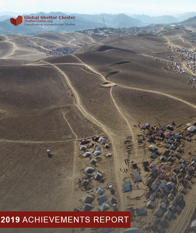 ShelterCluster's tweet photo. The Global @ShelterCluster 2019 Achievements Report is out Find out how we are implementing our strategy for improved #shelter and #settlements at global and country level: #coordination #advocacy #evidencebasedresponse #capacitybuilding https://t.co/nBRvQy5tgH https://t.co/69sRXPcGV2