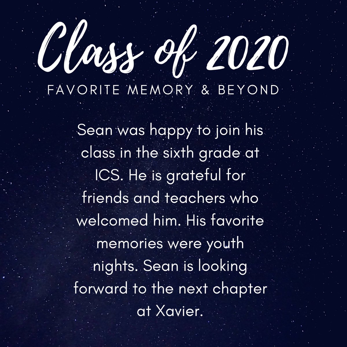 mrsdangelo_ICS's tweet image. We continue the Class of 2020 spotlights today with Sean Sugrue! Sean’s artistic stylings added the finishing touch to many ICS projects. Congrats on all of your achievements, Sean! Your ICS family is proud of you! #GreatGrad🎓 #IncredibleCatholicStudent #Classof2020
