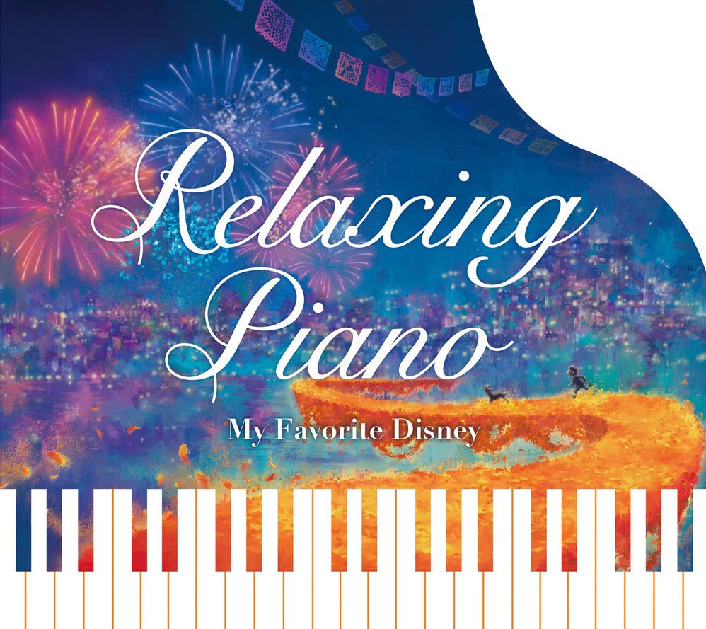 越前菜都子 Illustrator 今日は 花火の日 リメンバーミーのcdジャケット 印象的なモチーフが多い作品なので何を描こうか迷ったけど 花火とパペルピカド 右上の旗みたいなやつね は絶対入れたかった イラスト Illustration 芸術同盟 絵描き人