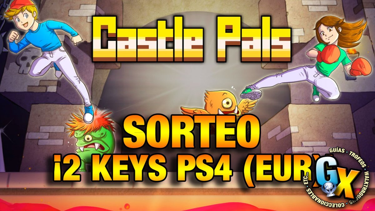 xamo92's tweet photo. ▶️▶️¡¡¡SORTEO!!! ◀️◀️
🔷2 KEYs PS4 (EU) de #CastlePals 
🔷Pasos:
1. Seguirme (@xamo92) y a @RatalaikaGames
2. RT 🔁
3. Comentar mencionando algún colega 🫂
🔷 Fin: 31/05 a las 22:00
🔷 Guía de Trofeos para el Platino: https://t.co/xnlSf4ZgxJ
🍀¡Mucha suerte a todos! https://t.co/Jy5JWiJvjf