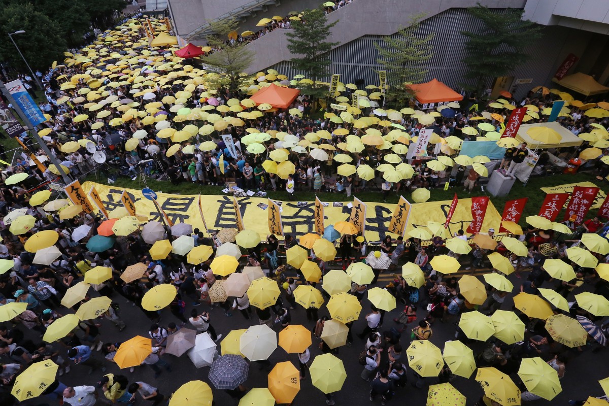 Namun sikap Beijing yang berkali-kali menafikan tuntutan kem pro-demokrasi telah mencetuskan Umbrella Movement pada tahun 2014 di mana protestor mencontohi gerakan Occupy di US dengan sit-in di bandar-bandar utama.