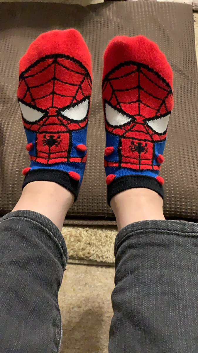 ゆきえっち 私の靴下 スパイダーマンでした ちゃんと手足があるんです 笑