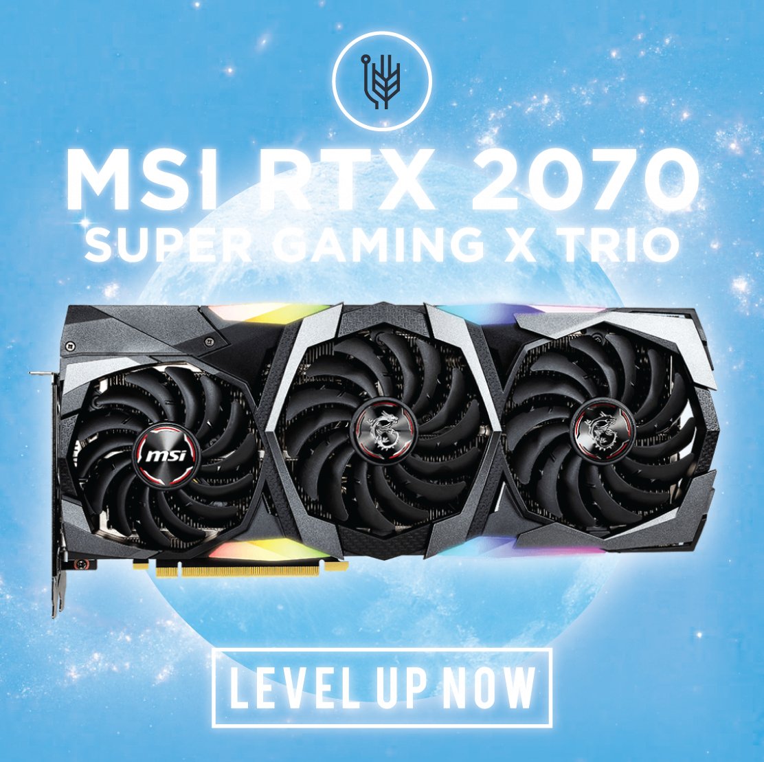 dreamware_tech's tweet photo. Ain't it pretty? π€© Get big performance and looks with the MSI Gaming RTX 2070 Super Gaming X Trio π
Shop now at https://t.co/S1tfTgjsF7 π
@MSITweetsZA @msitweets
#dreamwaretech #msi #nvidia #geforce #2070super #gpu #tech #pcgamer #shoponline https://t.co/64evTIryyB