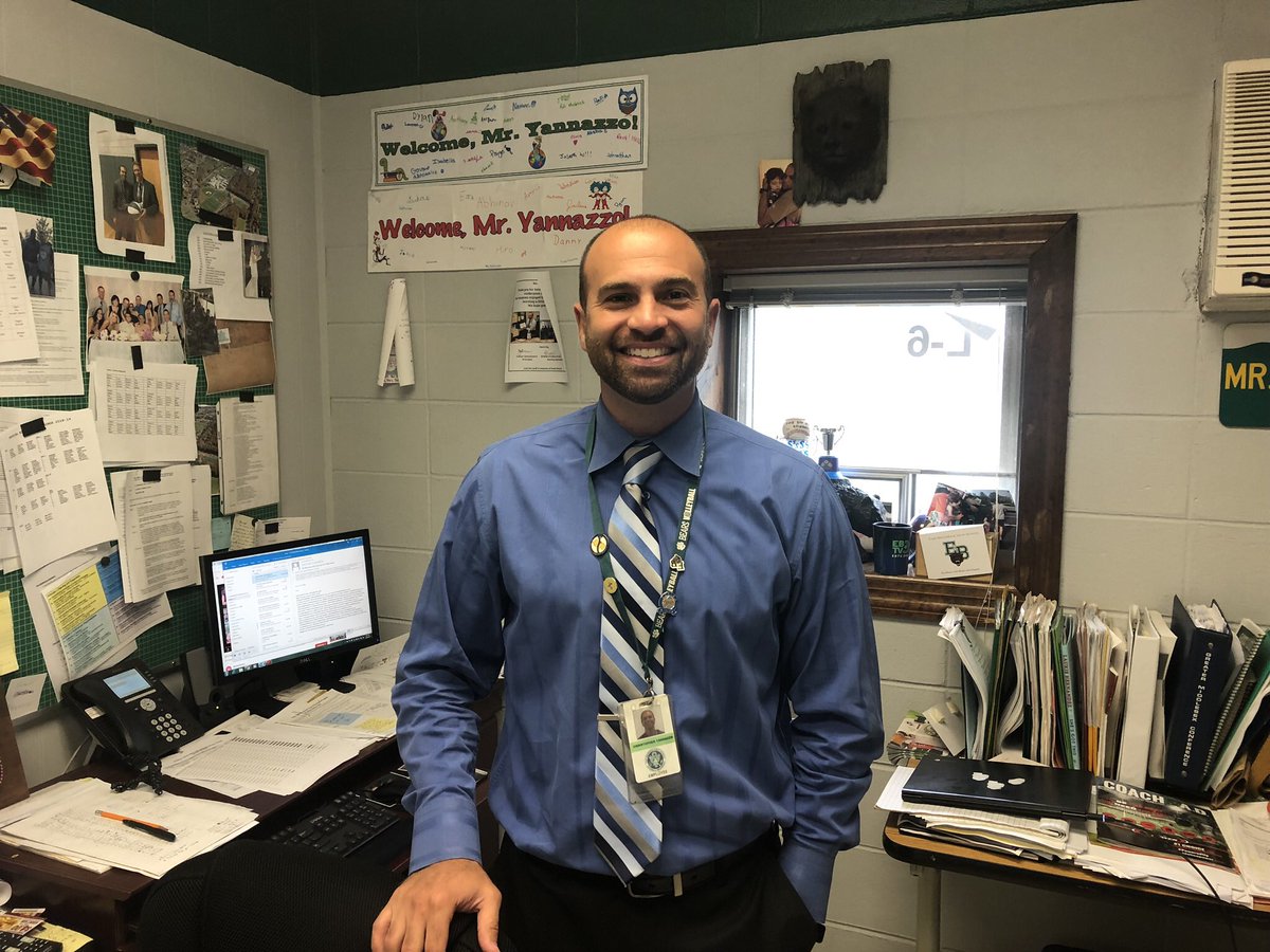 Congratulations to Chris Yannazzo for being named GMC Athletic Director of the Year. No one more deserving than Chris. The passion that he has for EB Athletics is second to none. Honored to work with him!!!