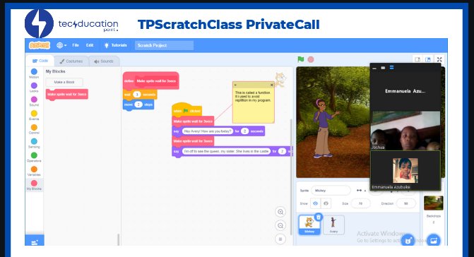 TechducationPT's tweet photo. We understand the need for students to learn at their own pace, level and time. Hence, during our last virtual class, we introduced the midweek private call with only the student and tutor being part of the class.
#kidswhocode
#kidscancode
#TechducationPoint https://t.co/mcIOU4gR6X