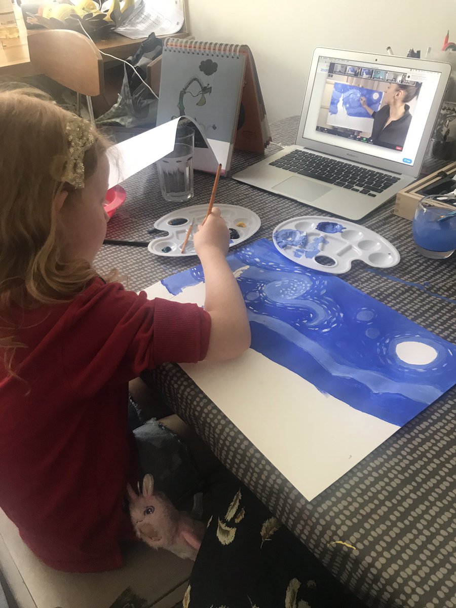 Choochoo_73's tweet photo. A bit of Vincent Van Gogh by Amélie on this lovely sunny day. @MPS_2SMMPS_2024 @marlboroughpri https://t.co/MDc1nGFEv3