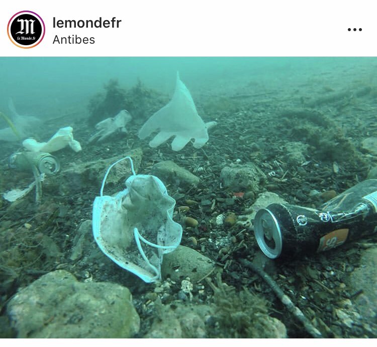 Un nouveau geste barrière, serait de ne pas jeter LES outils barrière dans la nature!! Petit leçon de civilité: La base #COVID19 #GestesBarrières #respect #environment #BonSens