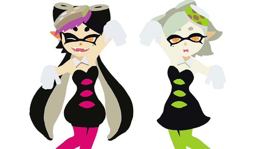 スプラトゥーン 5周年おめでとうございます シオカラーズに踊ってもらったのももう5年前とは ヨボ Pokira 育児とおえかきのイラスト