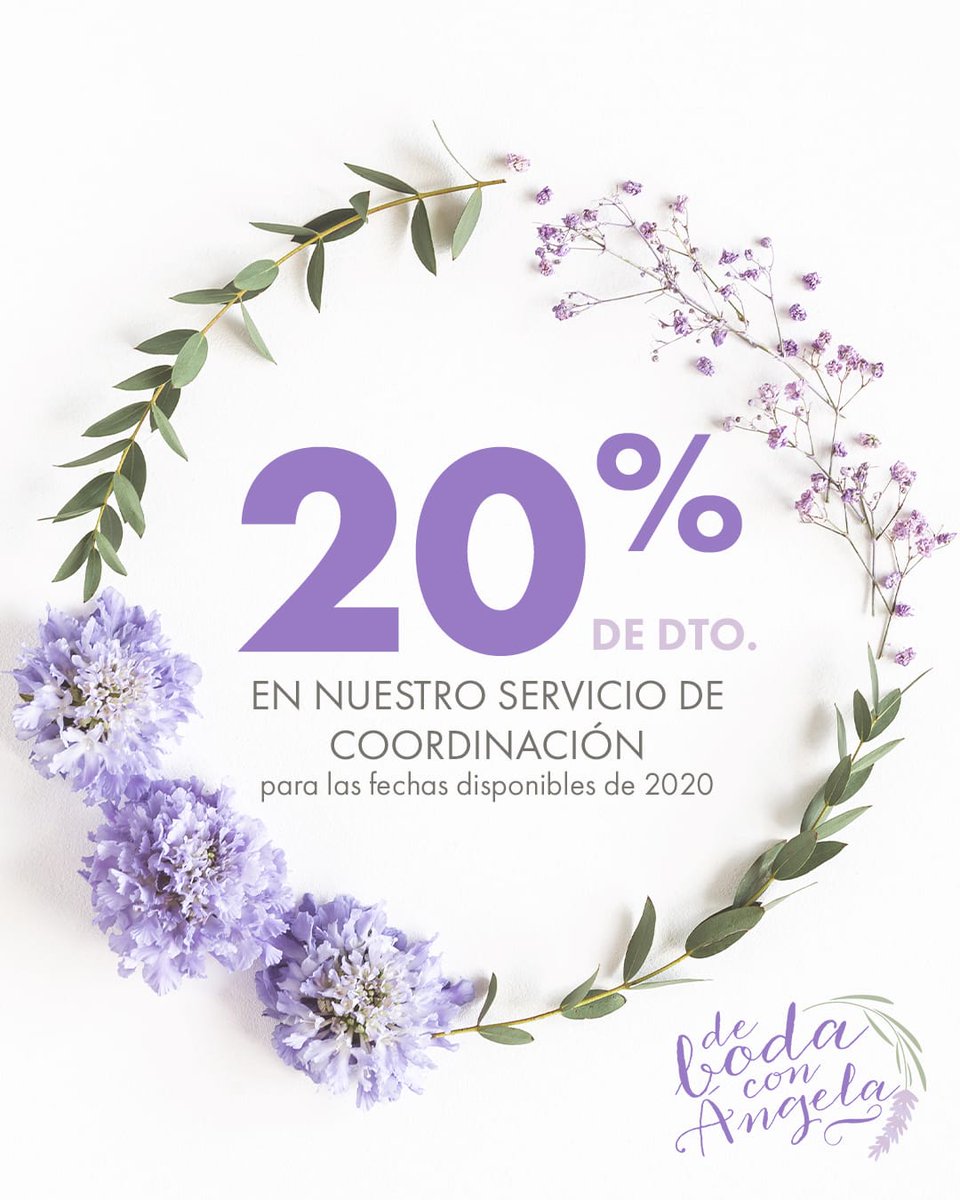 Estamos decididos a vivir esta temporada de bodas al máximo.
Por eso, pensando en cómo llenar las pocas fechas que nos quedan, hemos decidido lanzar esta promoción que tendrá vigencia hasta el 31 de julio, o final de disponibilidad.

¿De verdad vas a dejar pasar esta oportunidad?