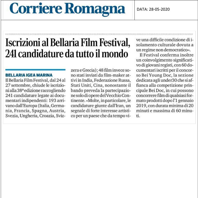 Bellaria Film Festival tweet media