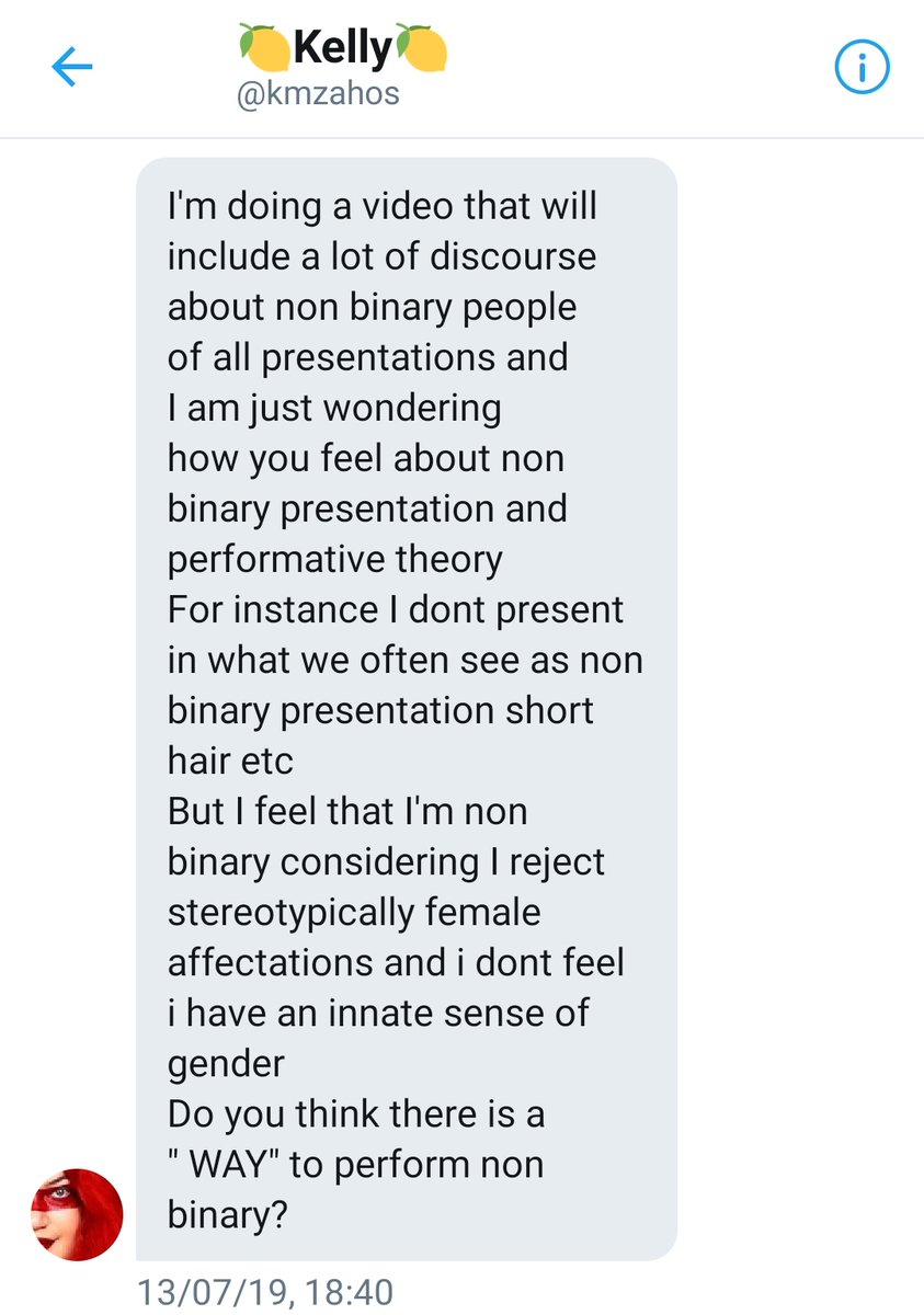 She even said she felt like she was non-binary once and concurred with my opinions on what she now dubs gEnDeR iDeOLoGy, to turn around now and spit out transtrender garbage about neoliberal gender ideology that let's anyone adopt a special identity for victimhood points. +