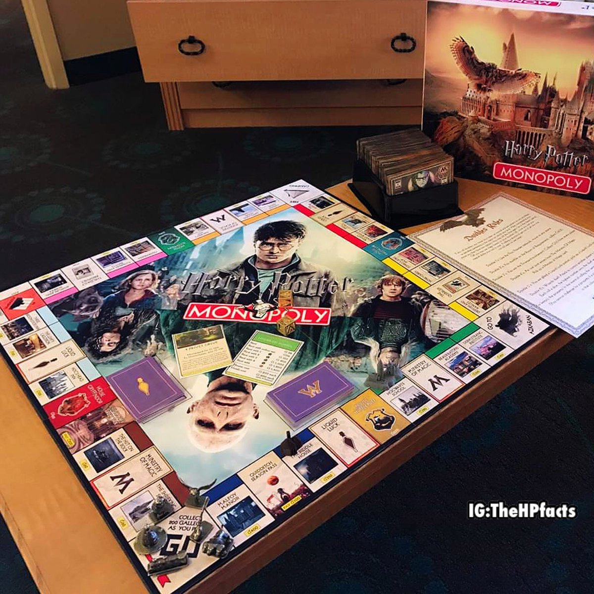 TheHPfacts's tweet photo. Harry Potter Monopoly 😍 https://t.co/ea4TDl9RoS