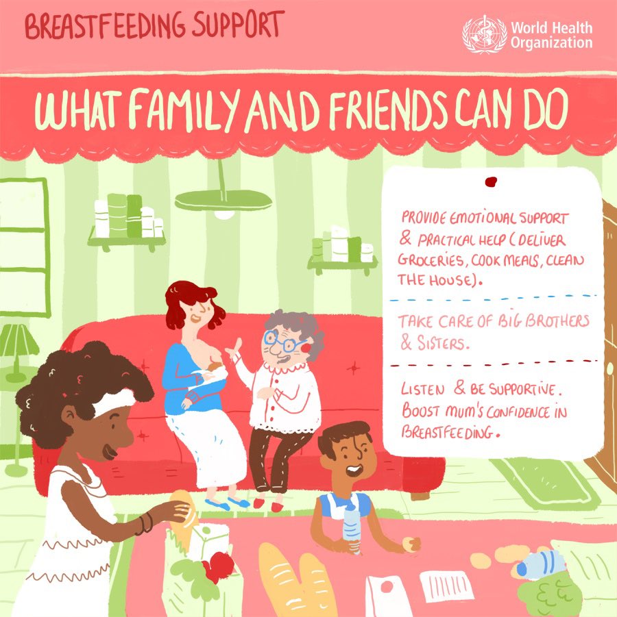 Babies should be fed nothing but breast milk for their first 6 months, after which they should continue  #breastfeeding and eating other nutritious and safe foods until 2 years of age or beyond.  https://bit.ly/36EakWq 
