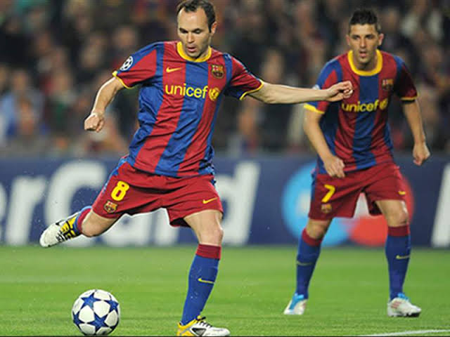 Iniesta 115(107) Passes(Completed) 93% pass accuracy 5 Chances Created, 1 assistMidfield Masterclass