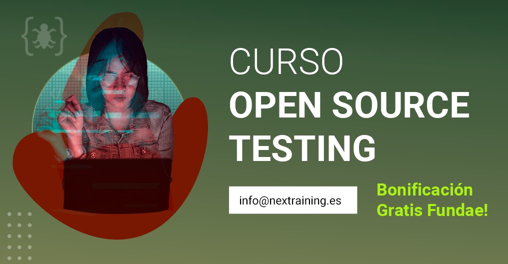 nextrainingTI's tweet image. 15 horas / 03 al 05 de junio de 2020, de 09:00 a 14:00 / X a V / Streaming
Curso de Open Source Testing te permite conocer los distintos tipos de pruebas que pueden realizarse en un proyecto de desarrollo software...
#testingweb