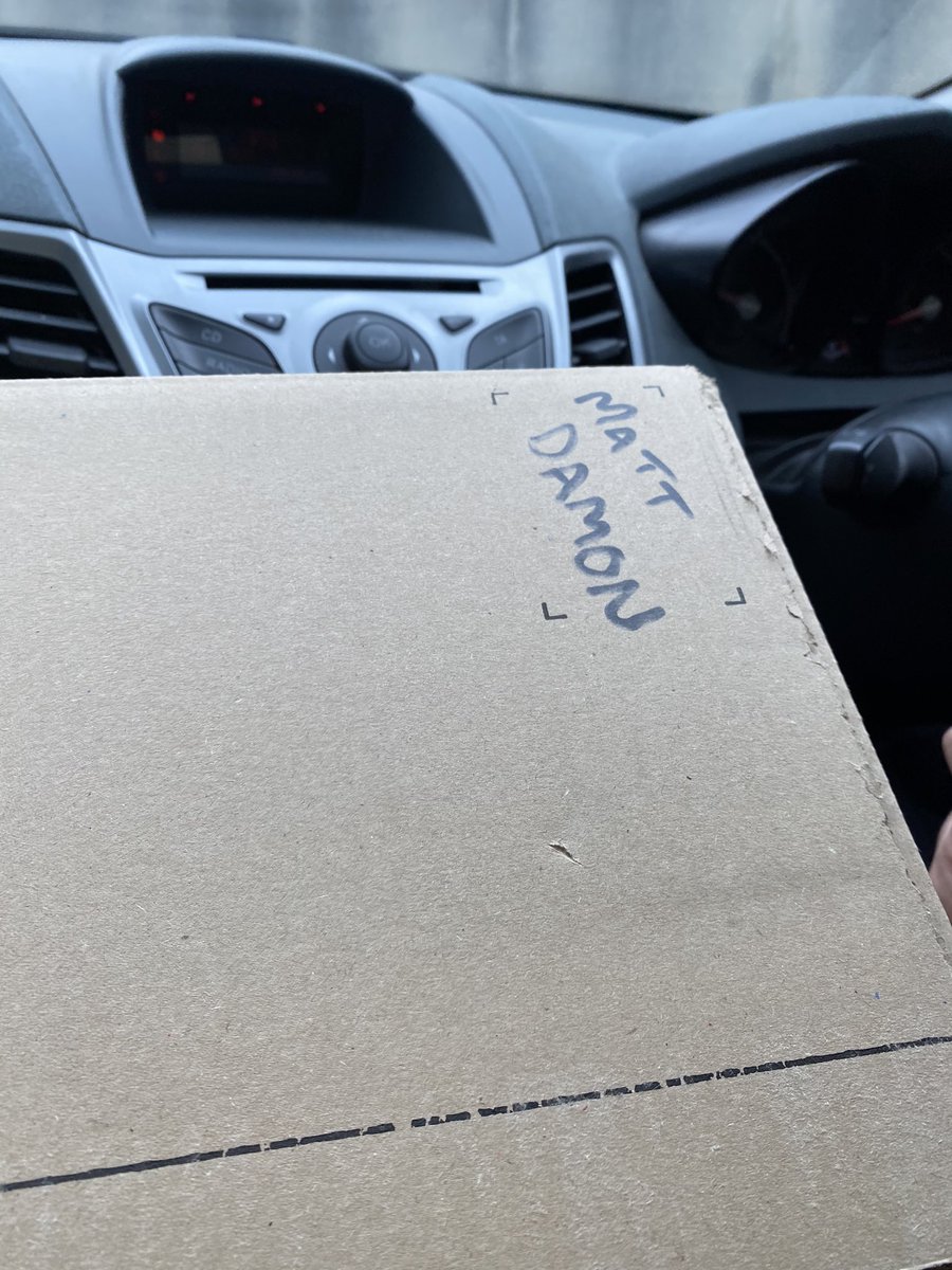 This has been a MAD adventure that took me out to Dalkey with Matt’s portrait in a box that said ‘Matt Damon’ on it. I probably could have done with a little more discretion looking back, but I was excited.