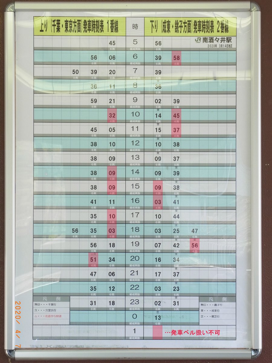 刹那さと時々劣等生 桜咲刹那 On Twitter 榎戸駅 駅時刻表 下り4両発車ベル扱い不可 刹那収録 榎戸駅 Https T Co Ushtzsh2ce Twitter