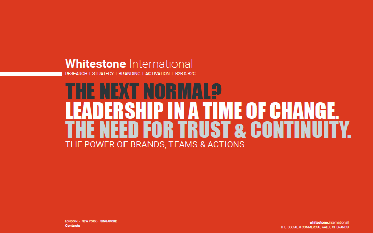 Whitestone_Int's tweet image. Back to normal, or maybe to abnormal? Either way, our attitudes, expectations, hopes and fears are evolving. And businesses need to evolve with them. We have developed a series of guidelines for how to respond and lead the way to recovery. whitestone.international