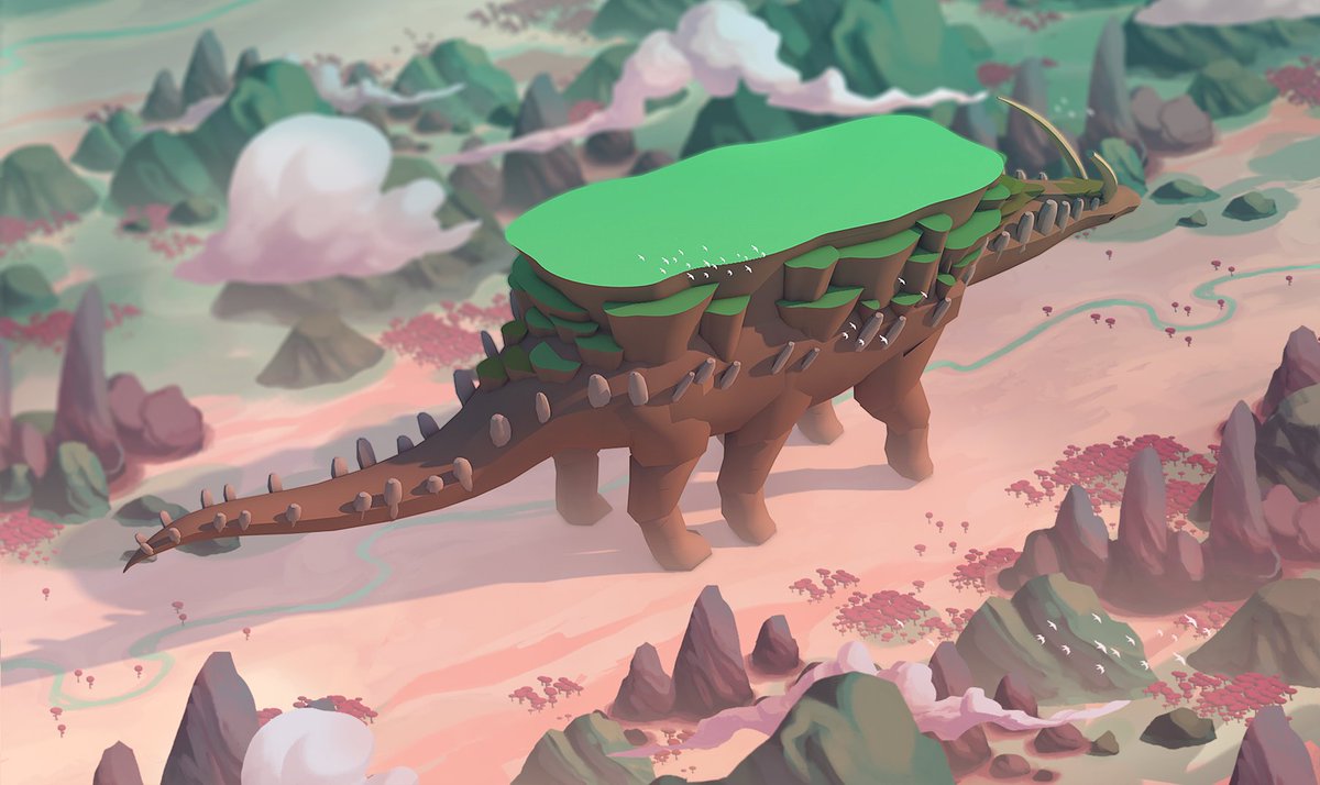 PhilomenaSchwab's tweet image. #PitchYaGame

Working on a city-builder/sim game where a group of people has to establish a settlement on the back of a huge creature that walks around. Still searching for a name ^^