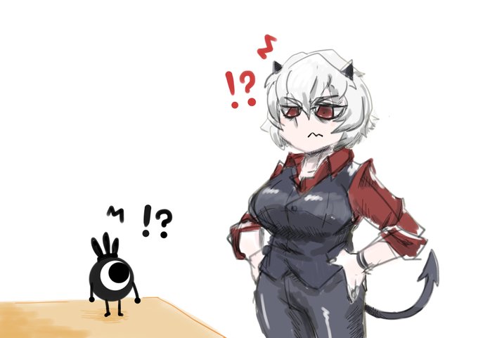 未知との遭遇

#Helltakerfanart 
#Helltaker
#パタポン
#Malina 