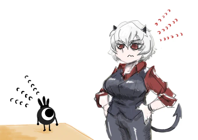 未知との遭遇

#Helltakerfanart 
#Helltaker
#パタポン
#Malina 