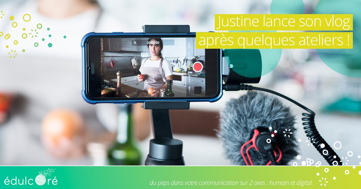 edulcorez's tweet photo. N'y connaissant rien dans la production de contenu Vlog percutant, Justine fait appel à édulcoré pour se former.

Résultat : une entrepreneure et maman heureuse avec un revenu supplémentaire non négligeable en quelques semaines https://t.co/u70sdhplL4