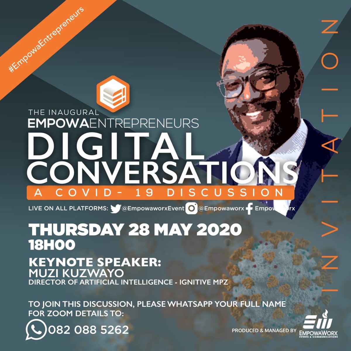 MuziKuzwayo's tweet image. Will be chatting with ⁦@sirchmo⁩ and ⁦@SimphiweMasiza⁩ later today.