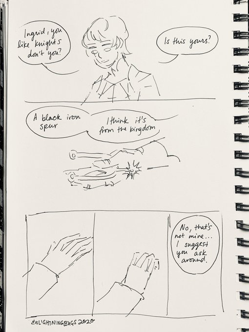 Did you try to give Ingrid the black iron spur knowing full well it wasn't hers or did you play the game as intended #FE3H 