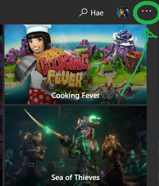 5/x To install the game, open the Microsoft Store app on your PC. Easiest way to do this is to open the Start menu and typing "Microsoft Store".In the store, locate your user icon at the top right, click the ... button next to it to locate your Library.