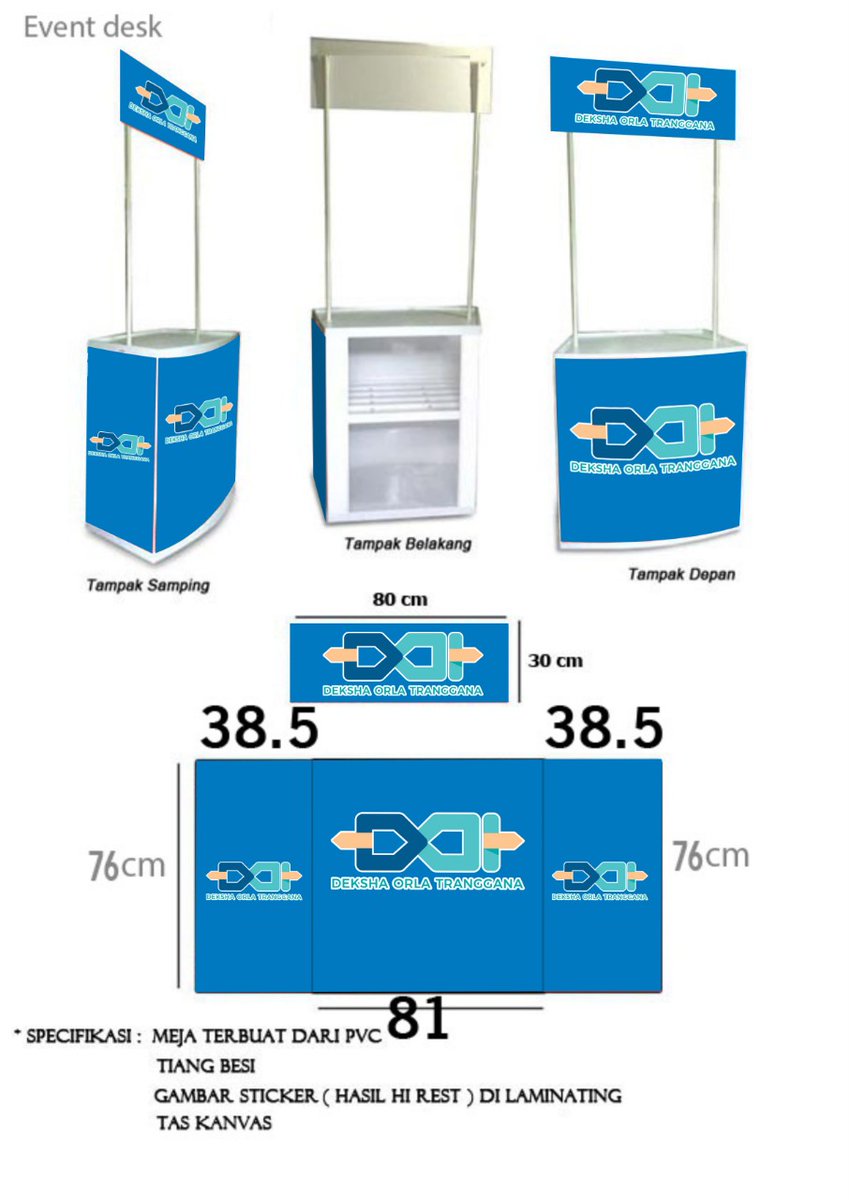 IdMeraki's tweet photo. Production Event Desk portable -- PT.Meraki Karya Sehati
Info Lengkap Bisa klik:
https://t.co/tUSG8jorBp
#meraki #merakipro #jawabarat #indonesia #like #branding #advertising #team #eventdesk #join #production #creative #agency #spg #promotion #activation https://t.co/QqdpEp8SvW