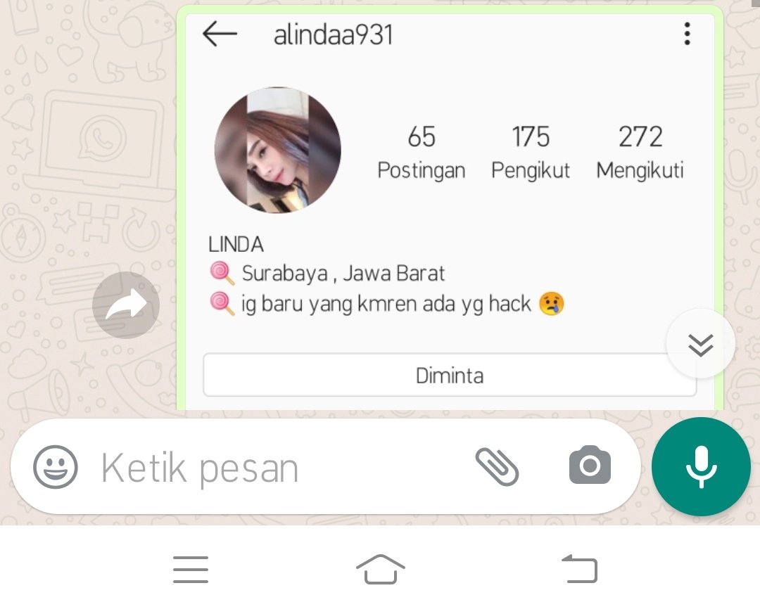 Berantaspenipu3's tweet photo. Ini adalah akun ig dari si penipu @alin20101010 Ayo yg mau ngeramaikan ig nya di persilahkan mari kita sama2 berantas penipu2 dengan modus vcs
#vcscroot #vcsreal #vcsyuk #vcsjilbab #vcscrot #RealAngel #REALVCS #RealAccount #vcsberbayar #vcswhatsapp https://t.co/Owt2u2XEq0