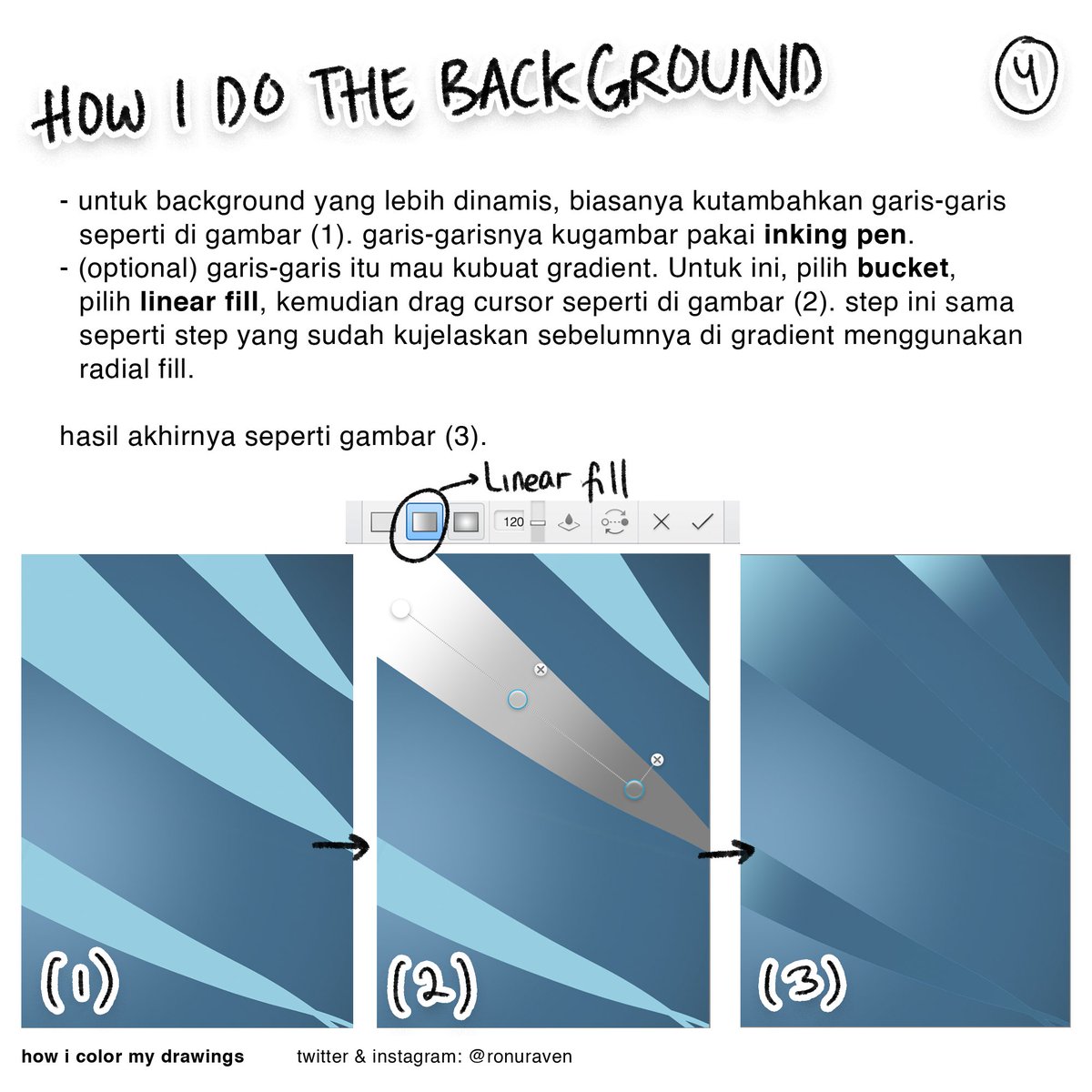 - background pt.2; garis-garis - pasti beberapa dari kalian pernah nge-notice ini juga wkwk kira-kira caranya begini: