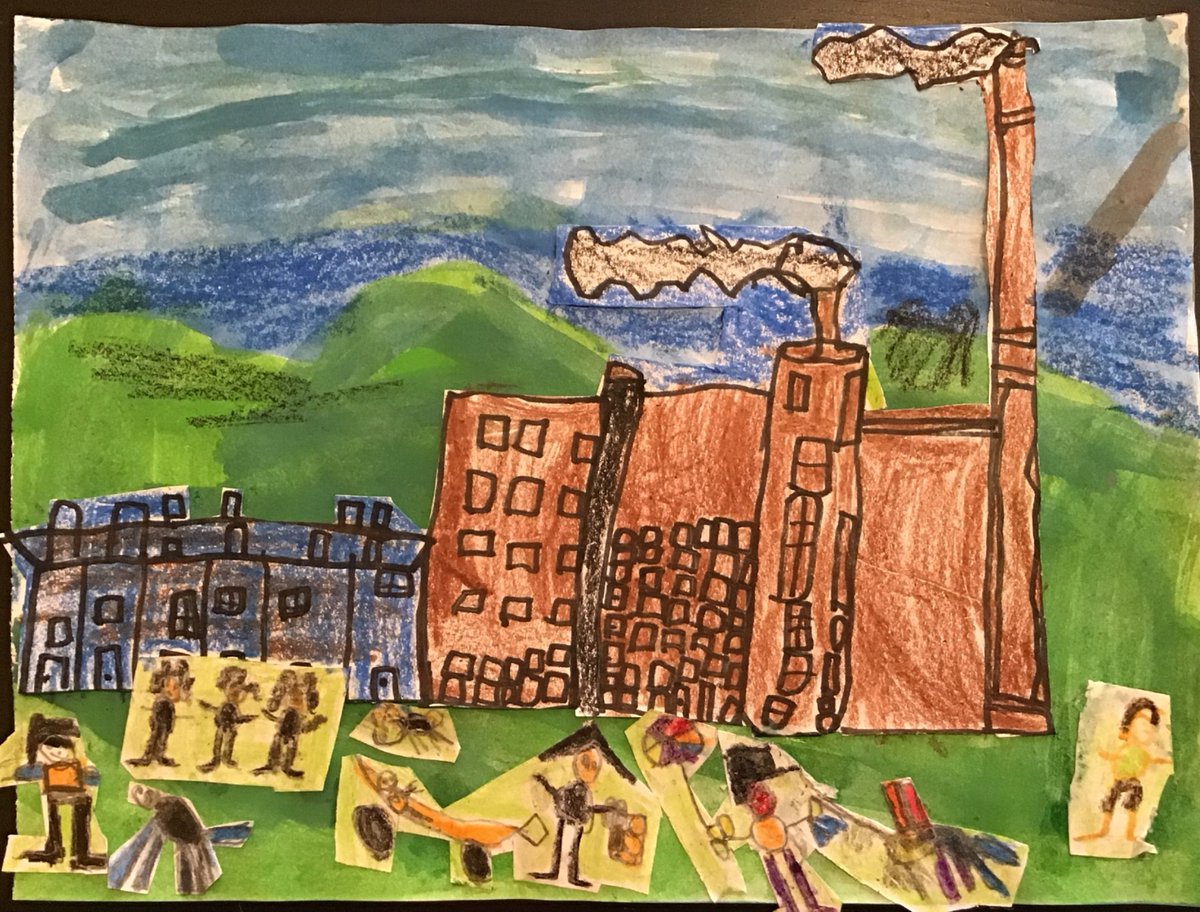 SouthViewSchool's tweet photo. Beautiful Lowry-inspired city collages by Omar, Sarah and Chalice. Picture perfect!
#WeAreSouthView
#SVSART
#Lowry
#citycollage https://t.co/wX2DVAfDMV