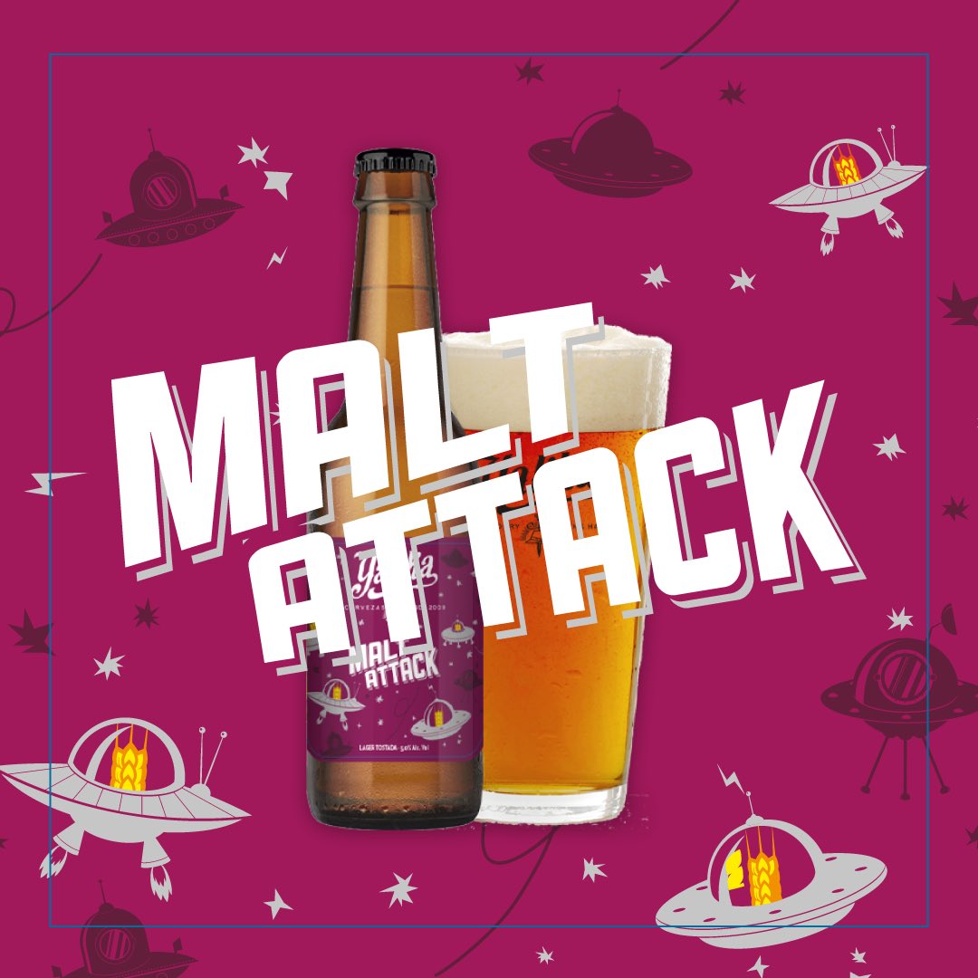 Tenemos nueva birra! 🍻
Malt Attack 👾 Una lager tostada riquiiisima! 🪐