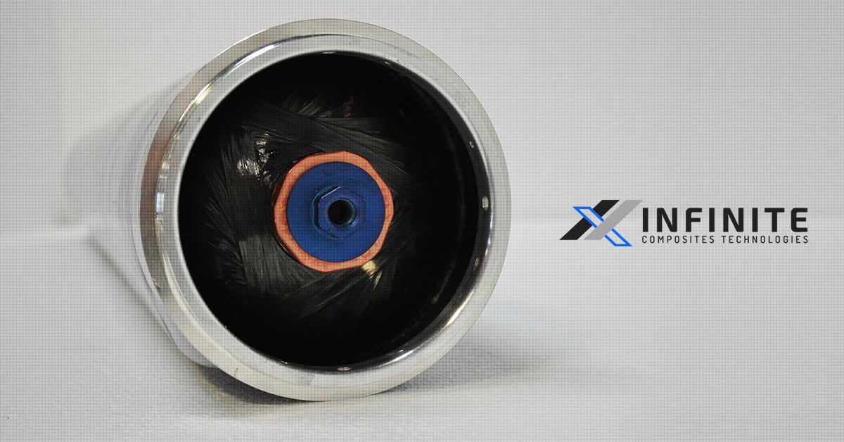 One of our latest infiniteCPV oxidizer tanks with an integrated carbon fiber skirt and aluminum ring mounting interface. Get in touch to learn more about how our Type V iCPVs can make your company more efficient!

#space #launch #aerospace #aviation #defense #industrial #tech