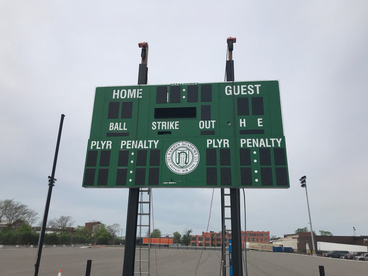 NardinAthletics's tweet photo. Scoreboards went up yesterday...excited to play there this fall! #GoGators https://t.co/lVD1Mqsjqw